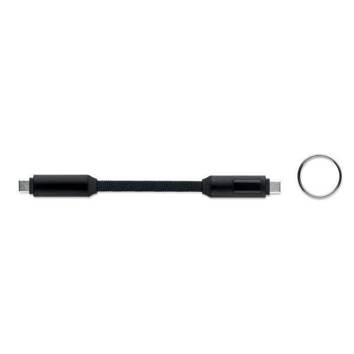 60W Schlüsselring-Ladekabel KEYSTO - schwarz-528