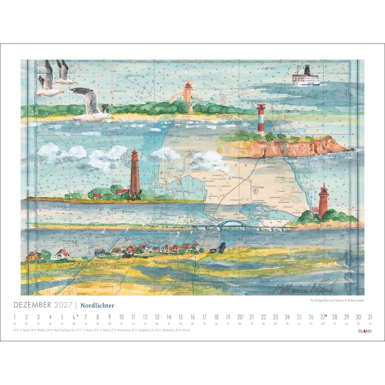 Nordlichter - See(h)karten - Kunst & Kultur Kalender-207