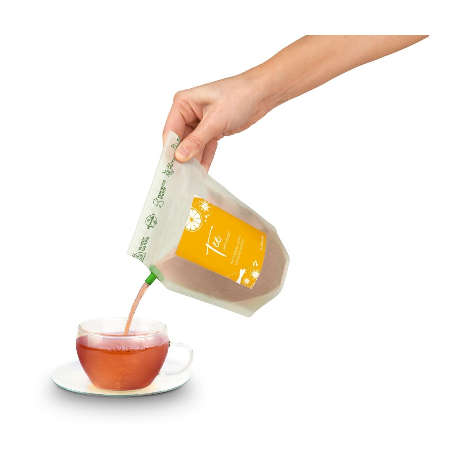 Oster-Tee Tasty Berry - Frohe Ostern Packpapierhase-163