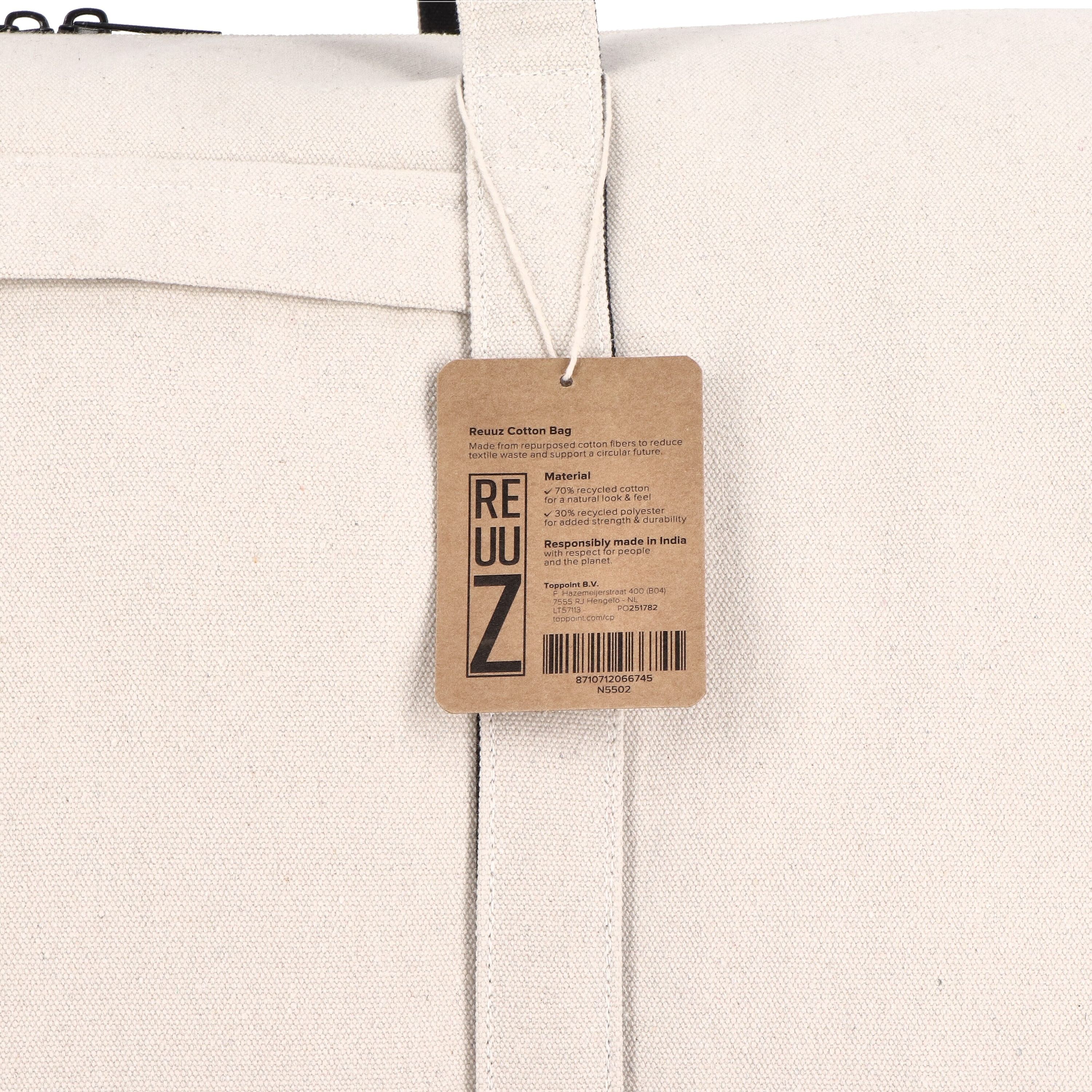Reuuz Canvas Reise-/Sporttasche - beige - schwarz-442
