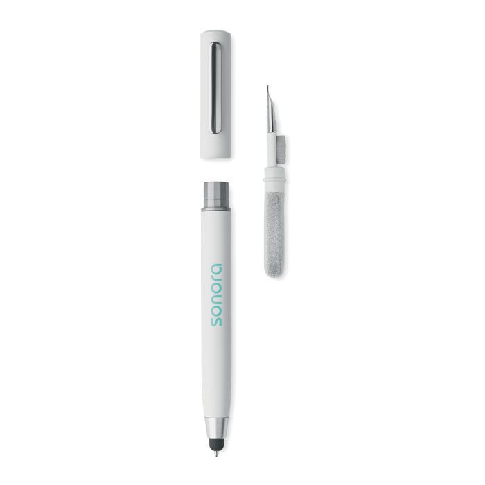 Kuli mit Reinigungs-Set CLEANPEN - weiß-524
