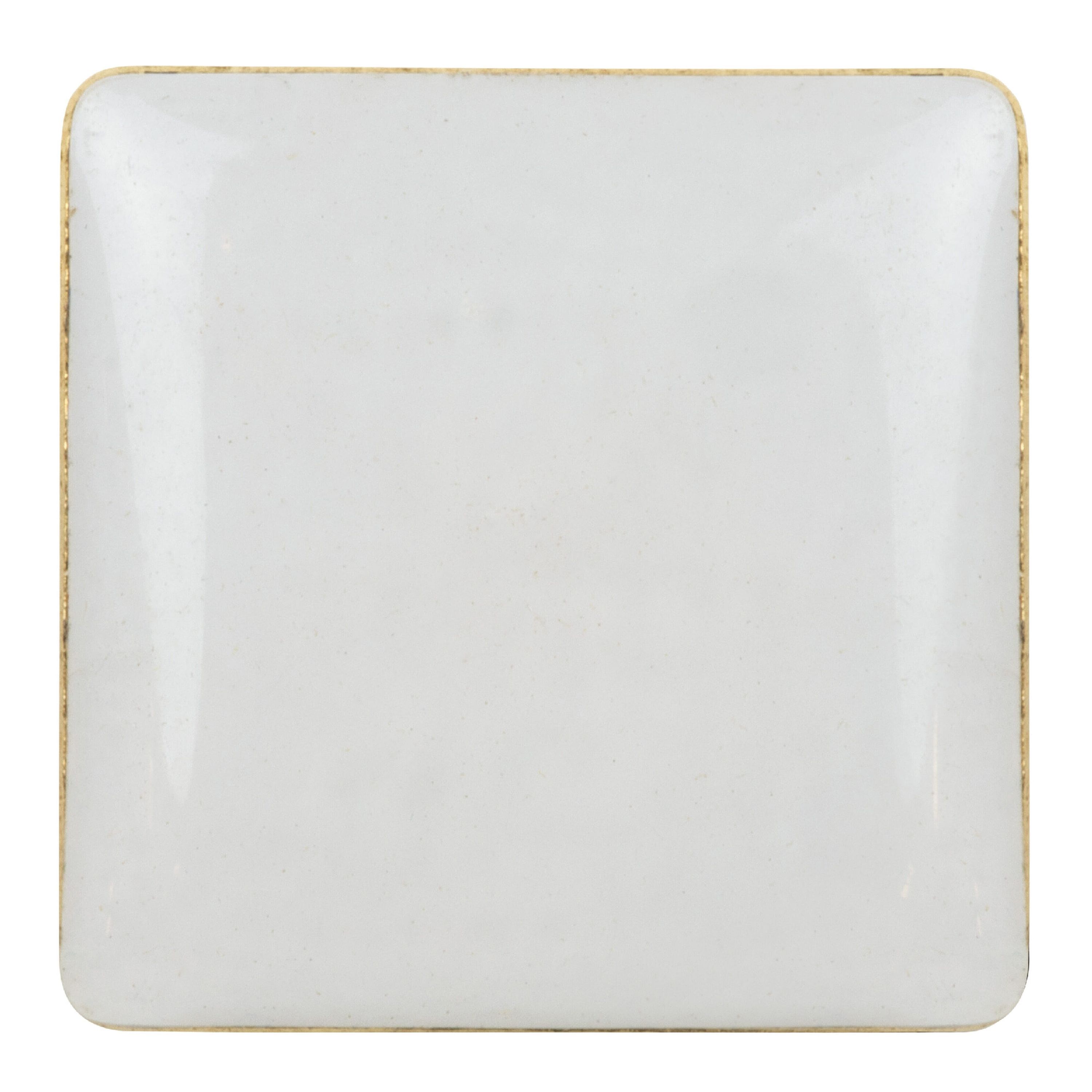 Metall Pin, quadratisch 15x15mm - gold satin-990