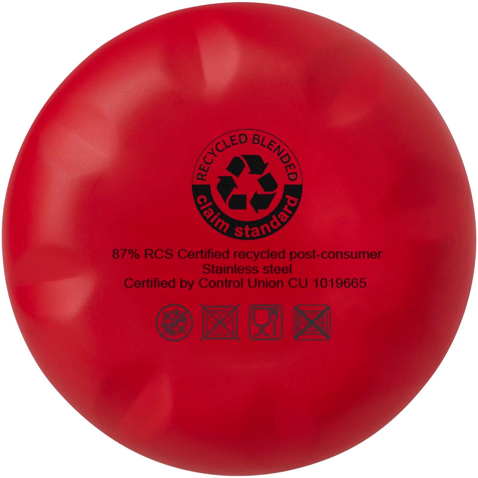 Cove 500 ml RCS-zertifizierte vakuumisolierte Edelstahlflasche - rot-734