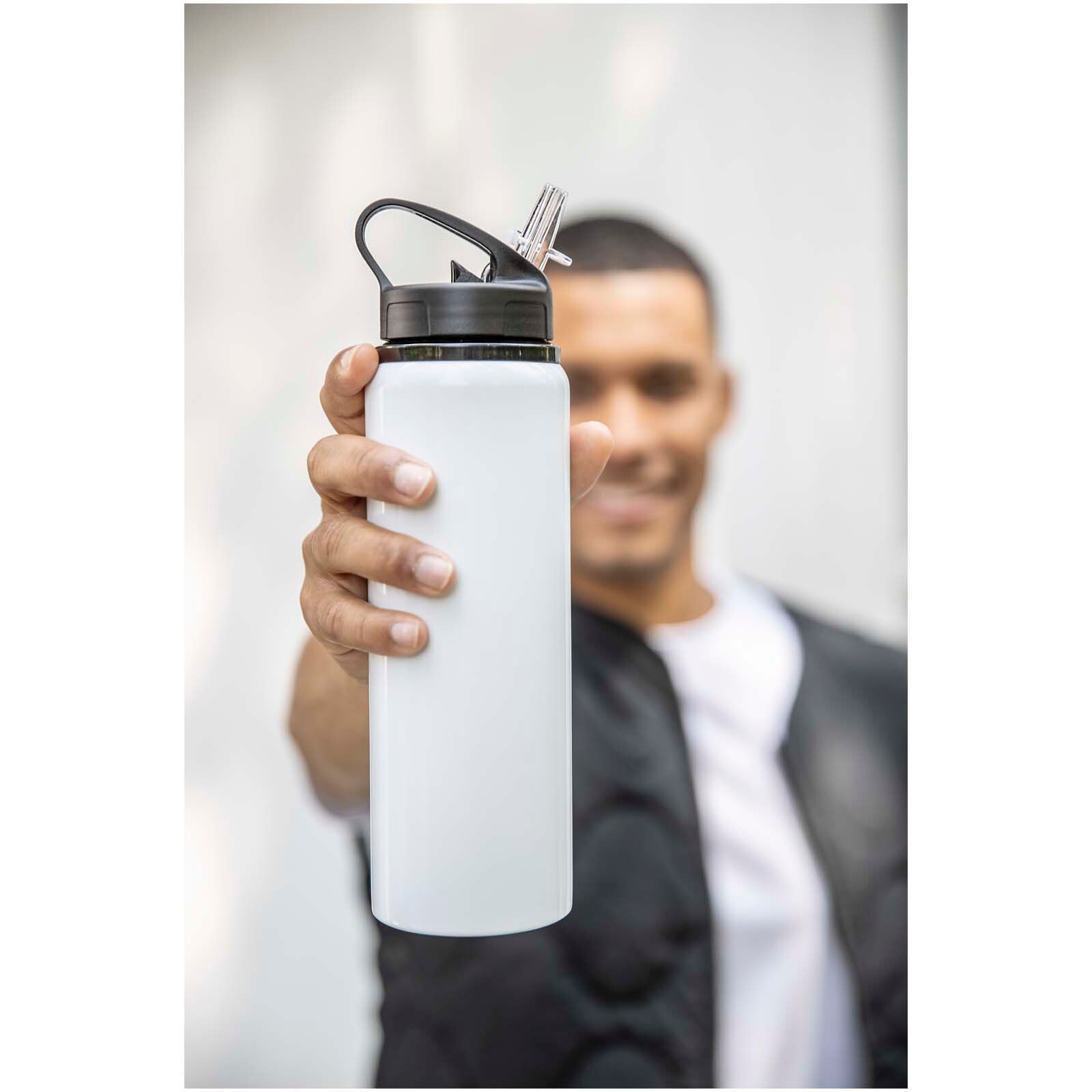 Fitz 800 ml RCS-zertifizierte, einwandige Trinkflasche aus recyceltem Edelstahl - royalblau-280