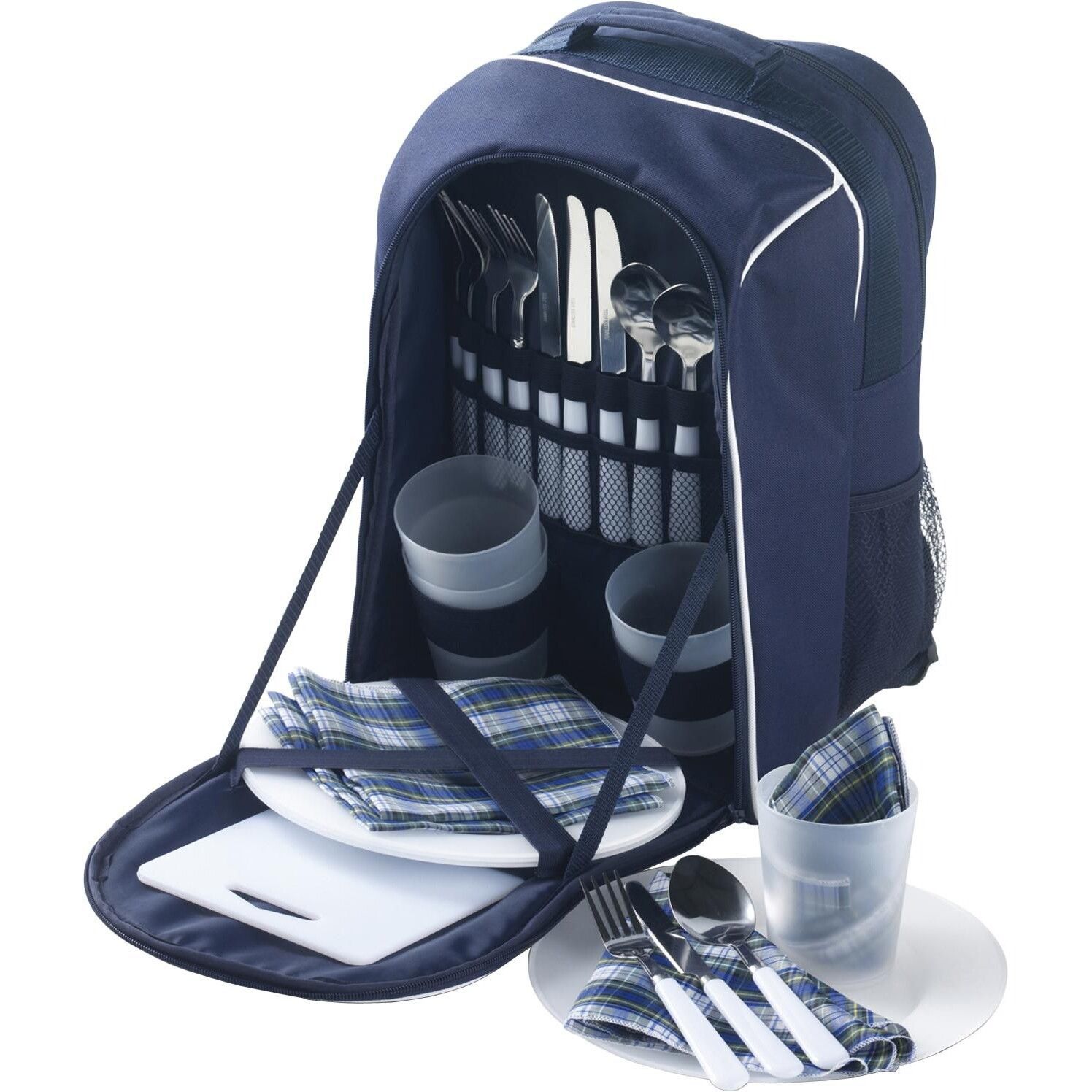 Picknick-Rucksack aus Polyester Neo - blau-219