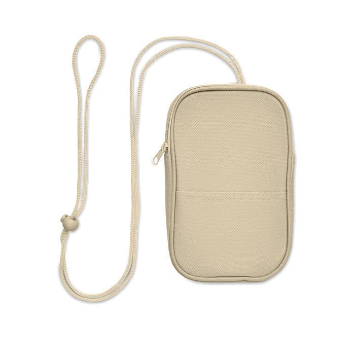 Crossbody-Reisetasche RPET KOROVIN POUCH - beige-125