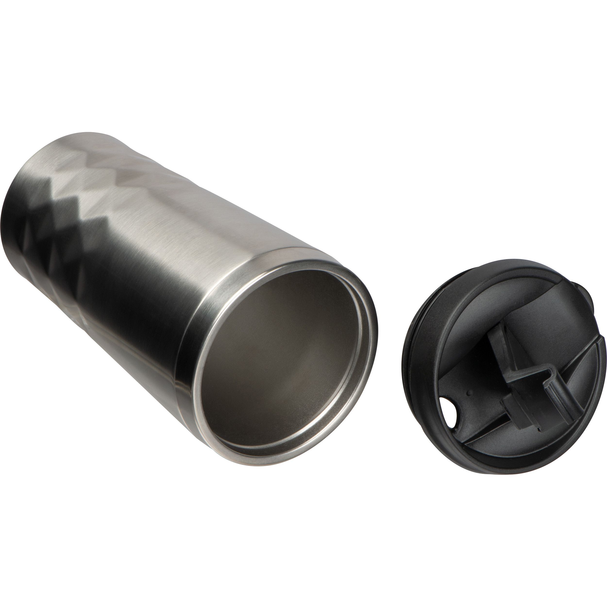 Trinkbecher mit Muster, 400ml - silbergrau-112