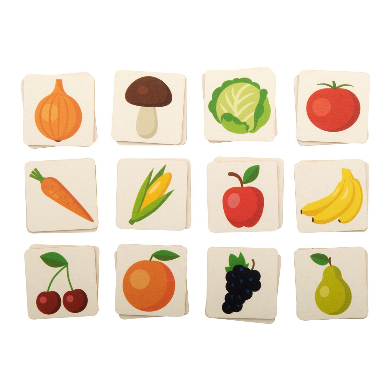 Peppermor Individuelles Memory-Spiel - Obst - natur-257
