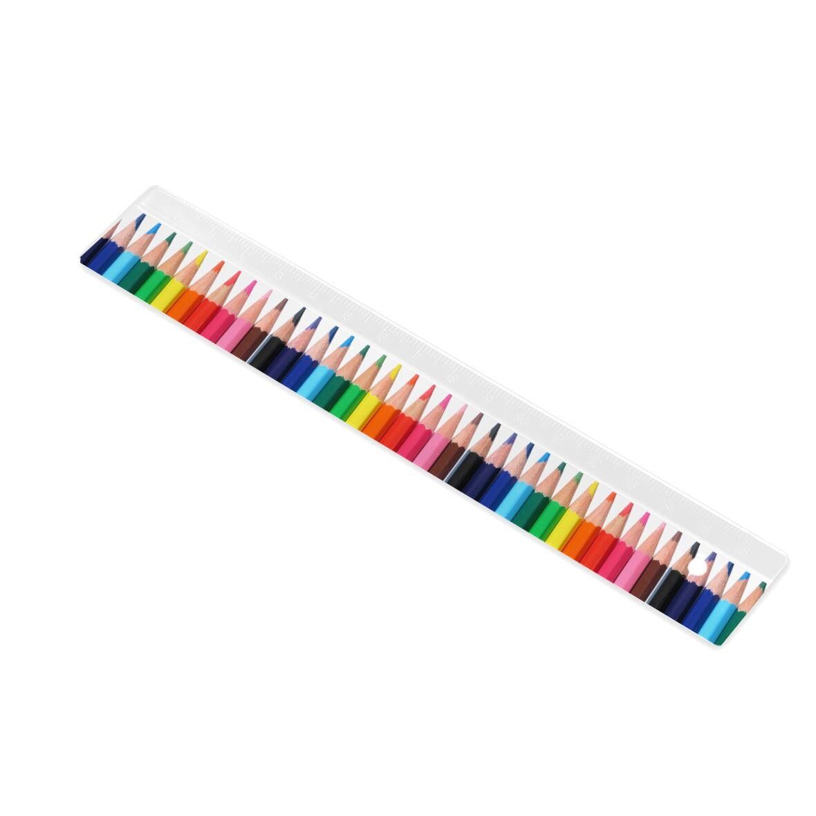 Lineal 16 cm - transparent-378