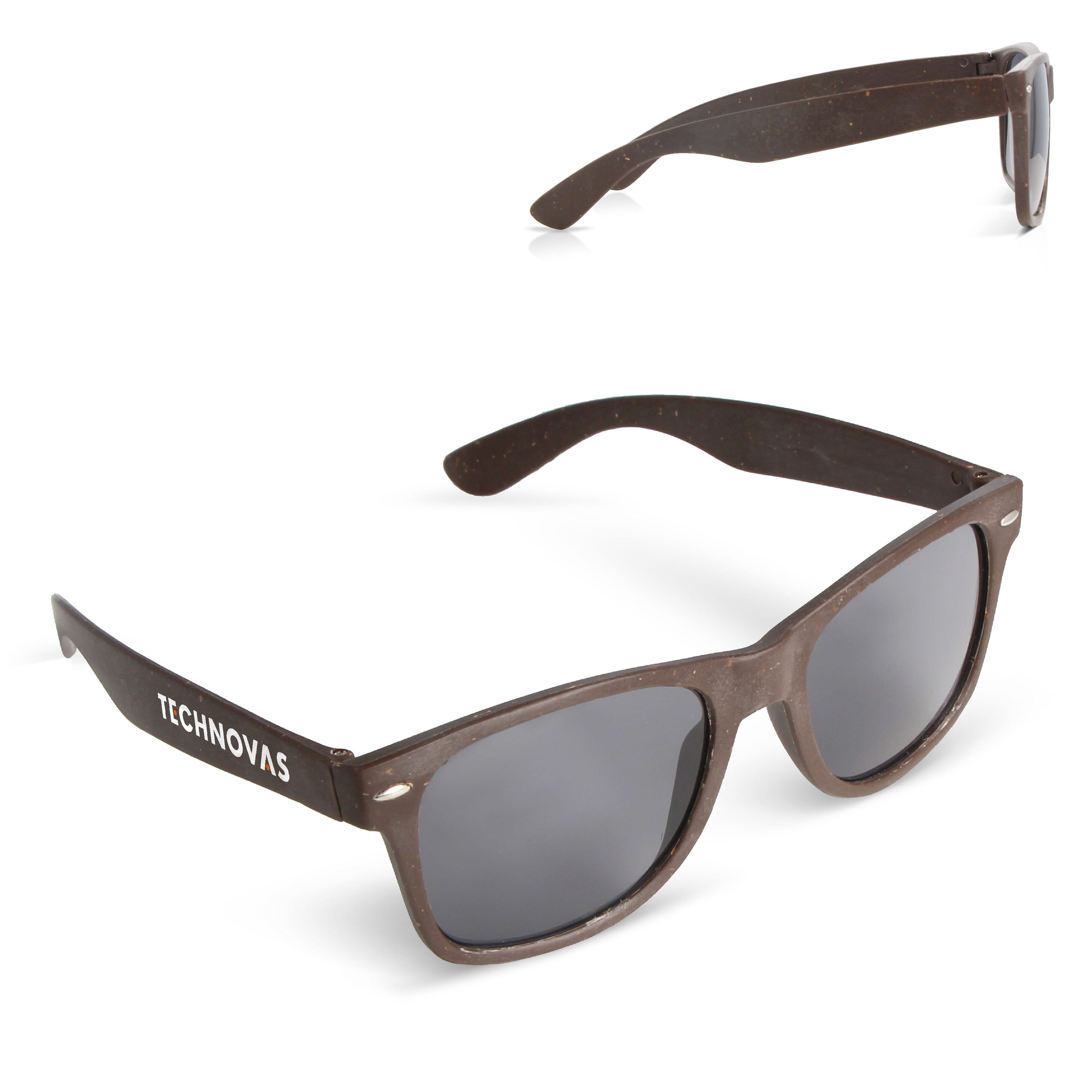 Sonnenbrille Justin Kaffee-Faser UV400 - natur-237