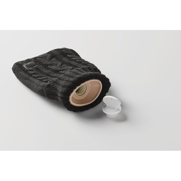 Wärmflasche 400ml TOASTY - schwarz-704