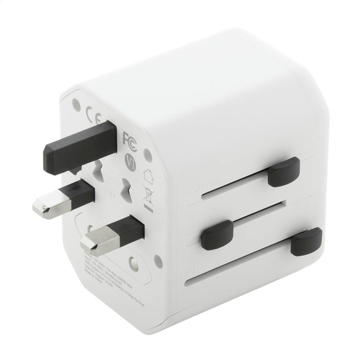 Jetsetter Reiseadapter - weiß-644