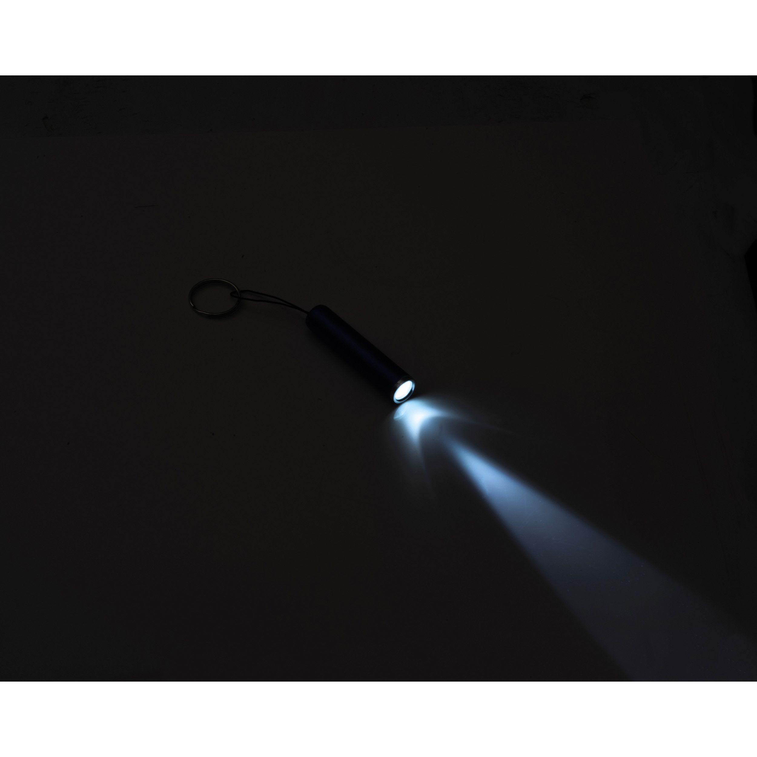 Schlüsselanhänger Taschenlampe PAUL - weiss-672