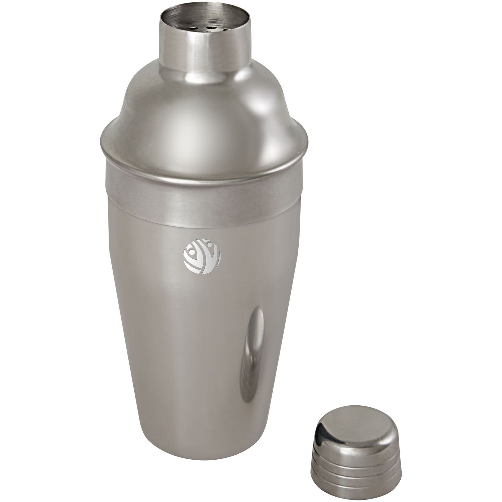 Gaudie Cocktailshaker aus recyceltem Edelstahl - silber-423