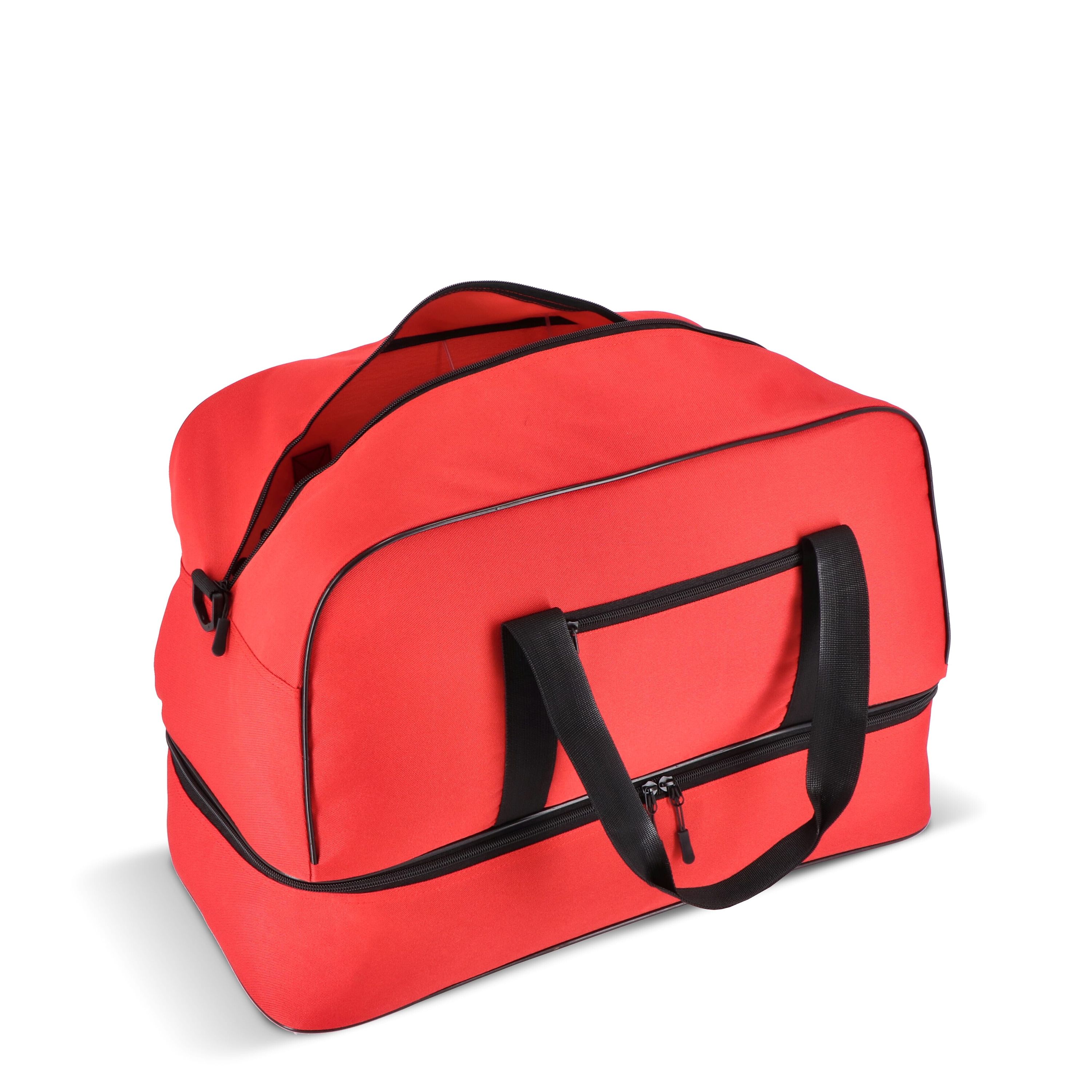 R-PET 600D Sport- und Reisetasche 55,5 x 25 x 36 cm 50 l - rot-182