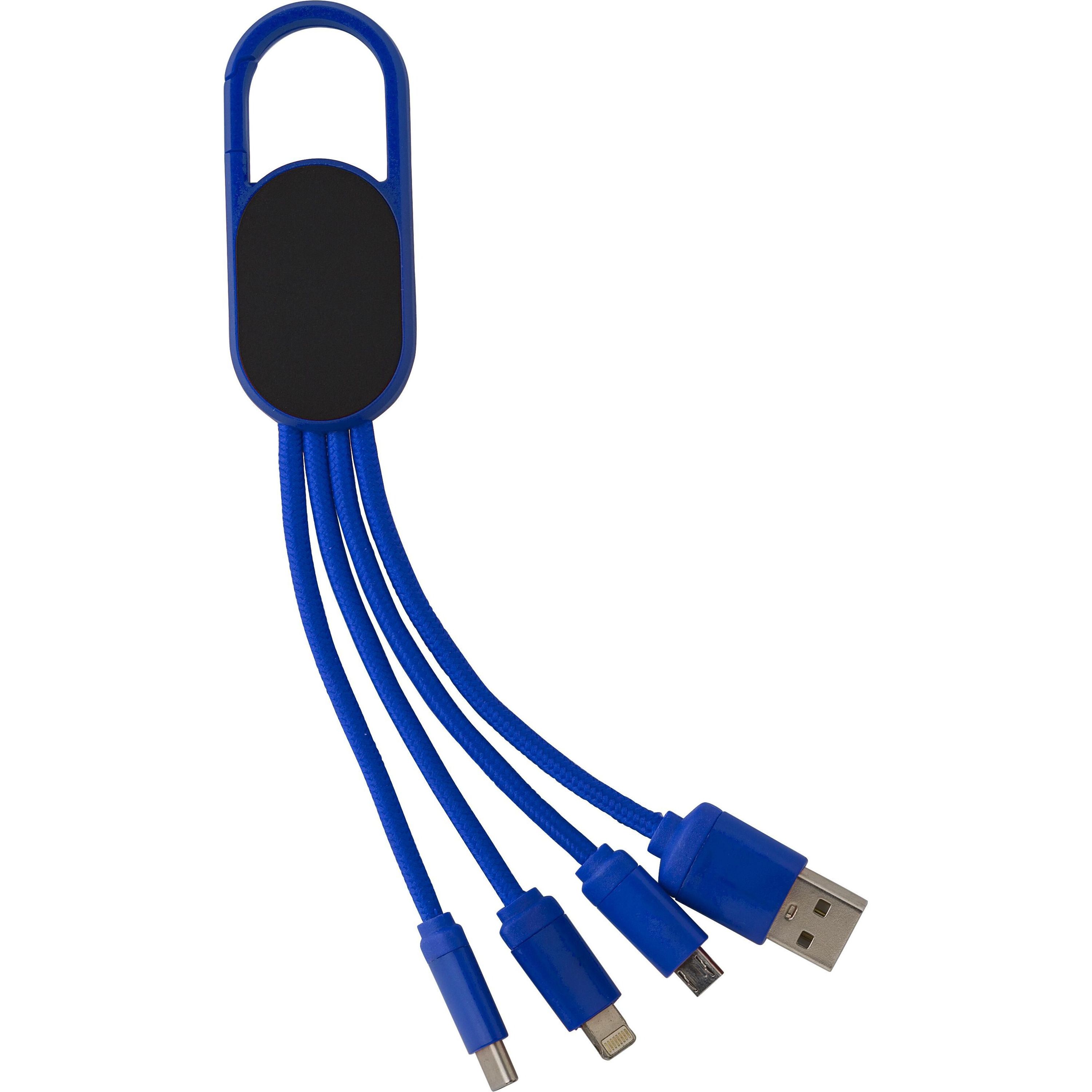 4-in-1-Ladekabelset Idris - blau-303