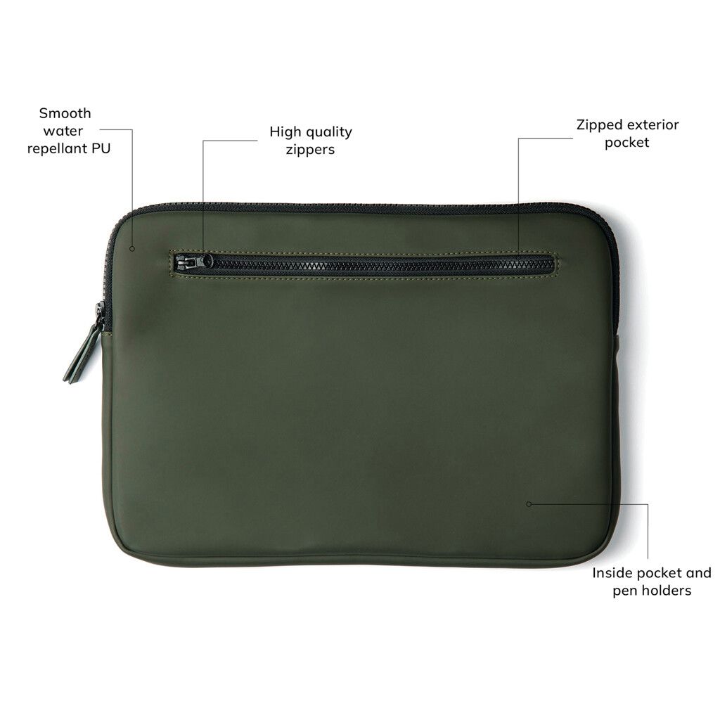 VINGA Baltimore Laptopcase 15“ - grün-500