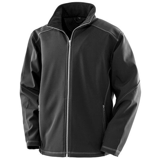 Men´s Treble Stitch Softshell Jacket - black-116