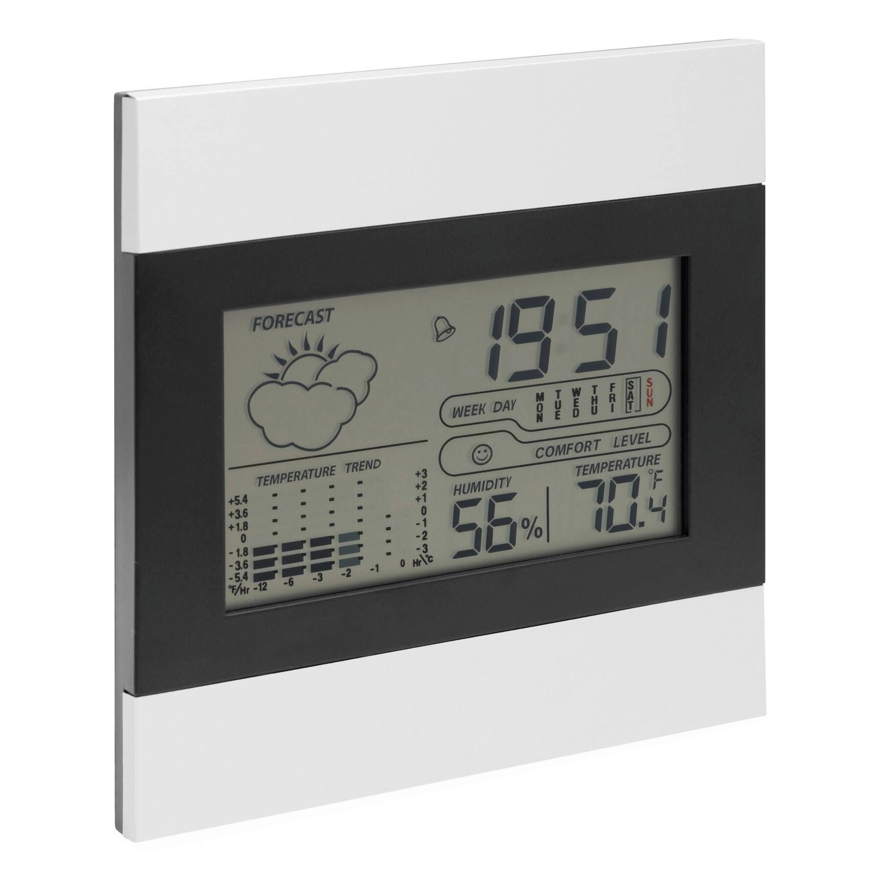 Wetterstation SHINY DAY - schwarz - silber-484
