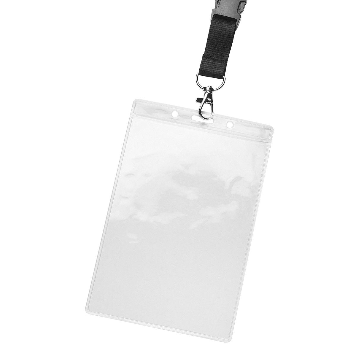 Kartenhalter Flexi, Hochformat - glasklar-116