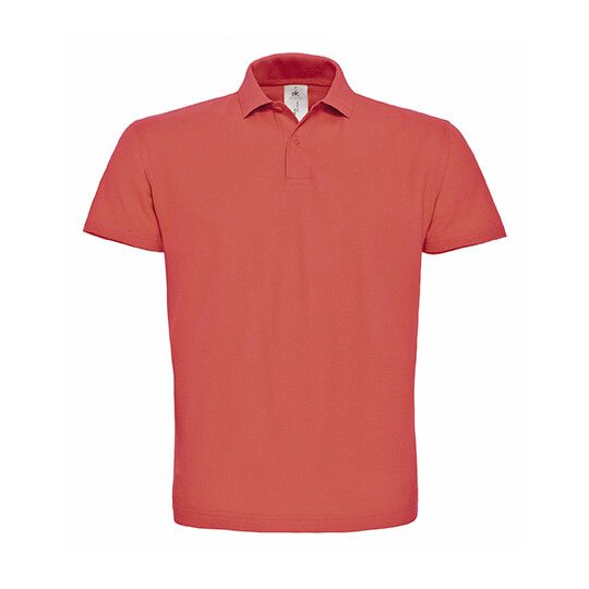 Unisex Polo ID.001 - pixel coral - XL-7
