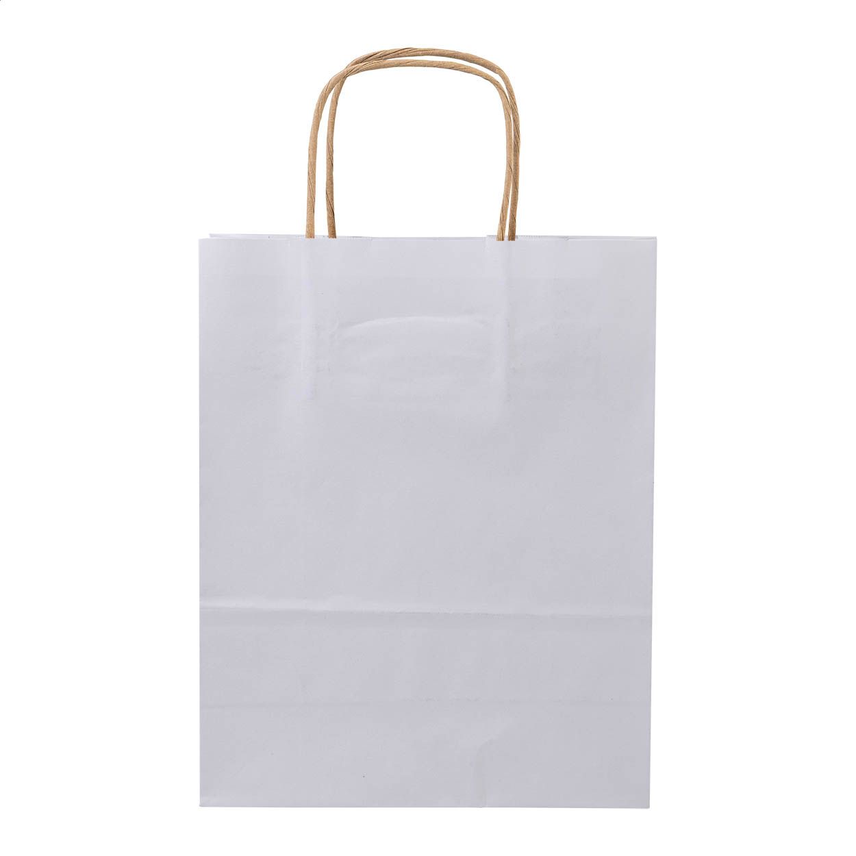 Papbag L Papiergeschenktasche, groß - weiß-699