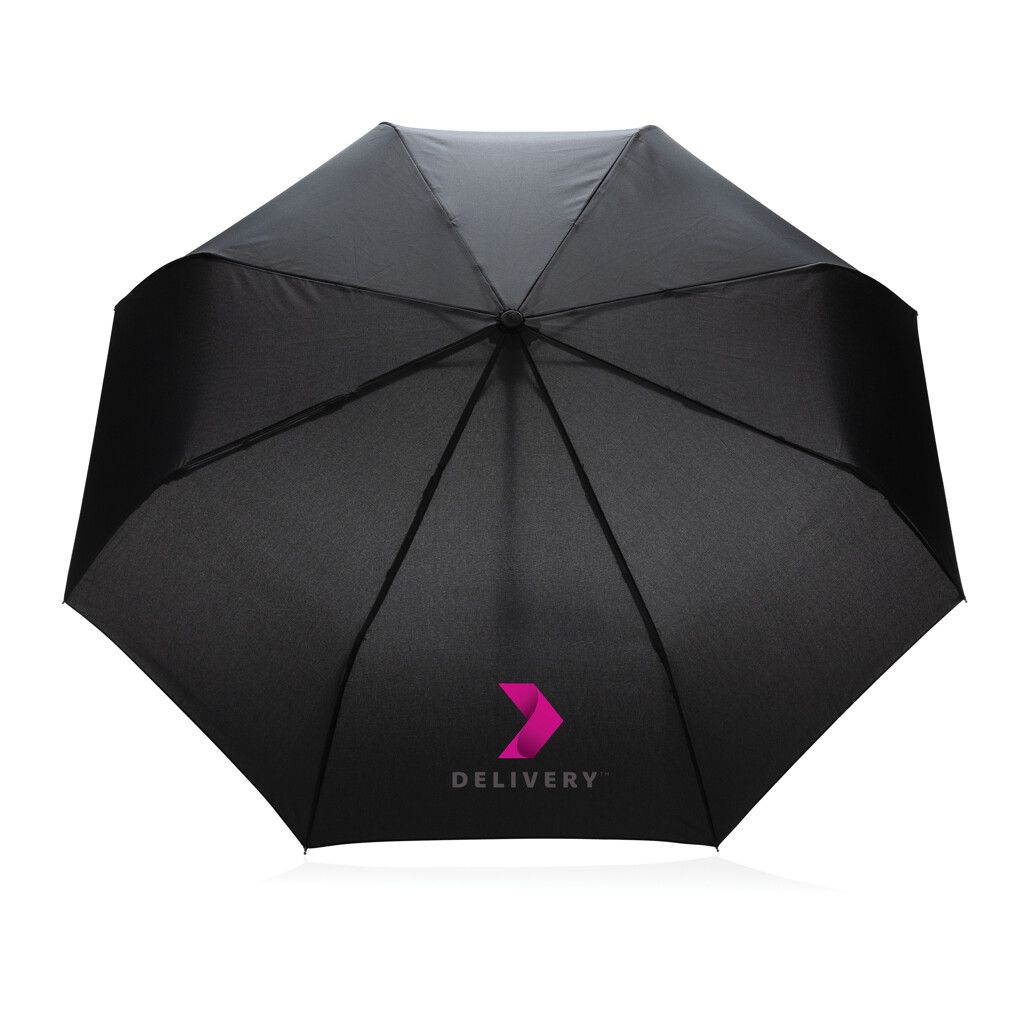 21" Impact AWARE™ RPET 190T Mini-Schirm automatic open/close - schwarz-906