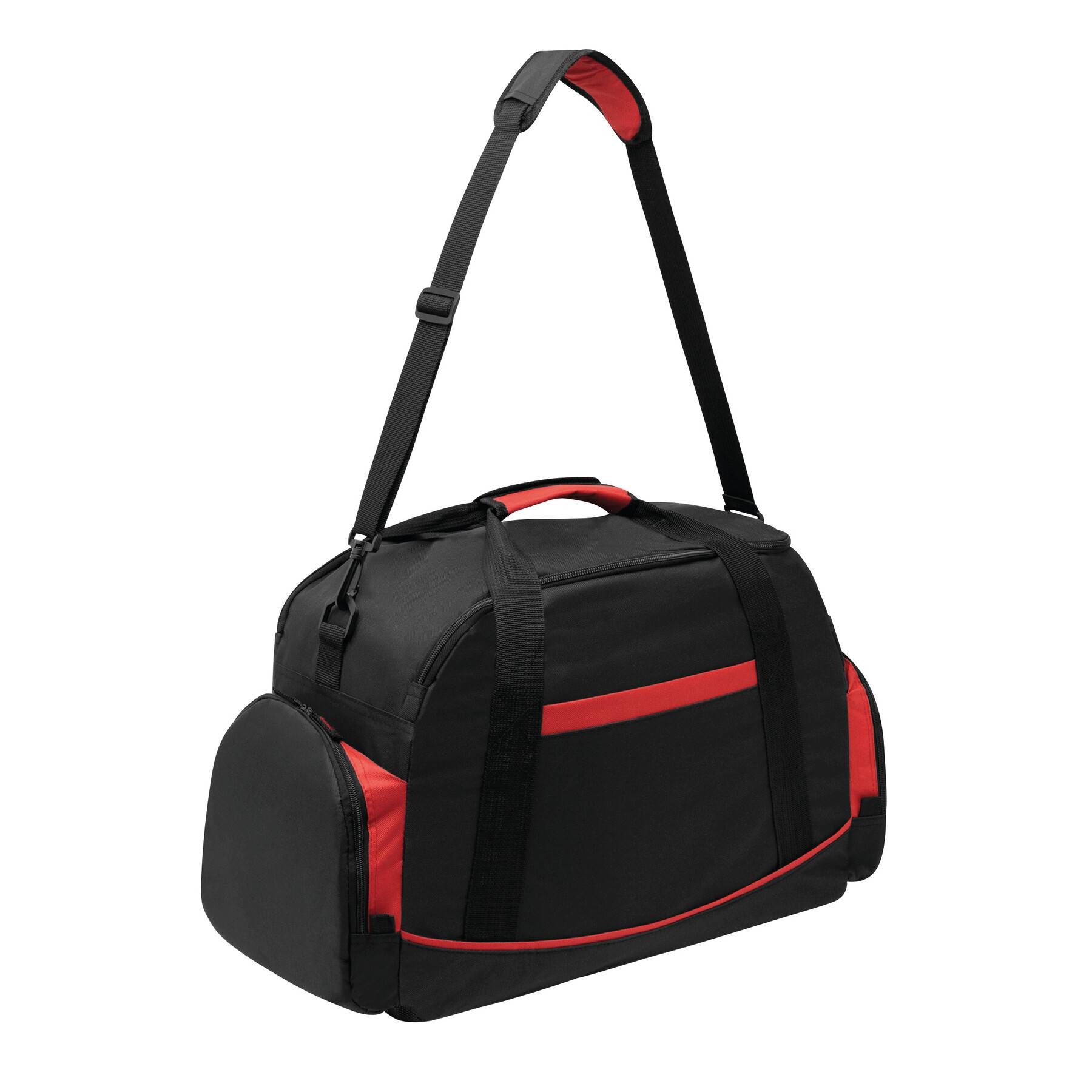 Sporttasche DOME - rot - schwarz-853