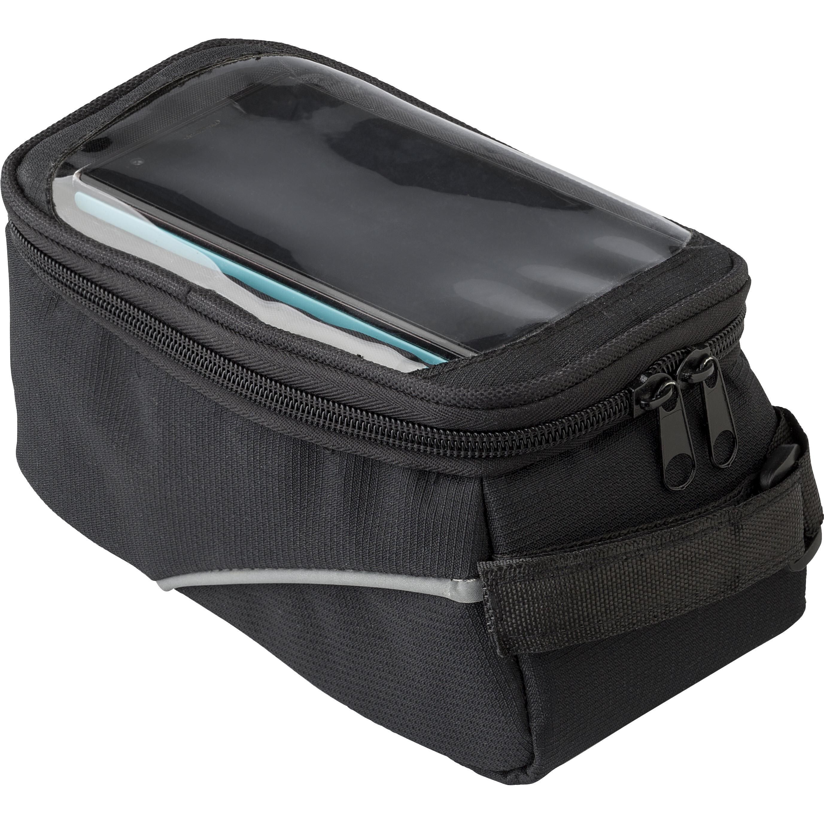 Fahrradlenkertasche aus Polyester (600D) Priya - schwarz-215