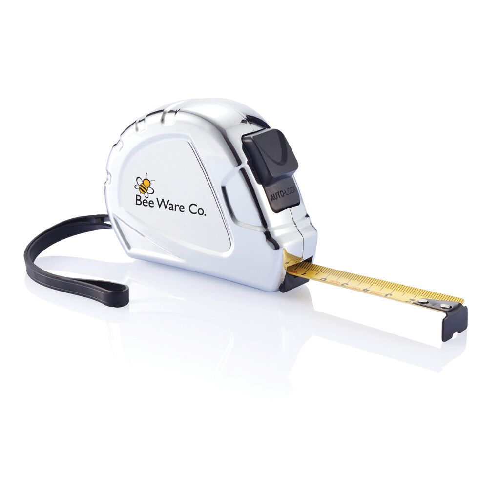 5m/19mm Auto-Stopp Maßband Ergonomic - silber-931