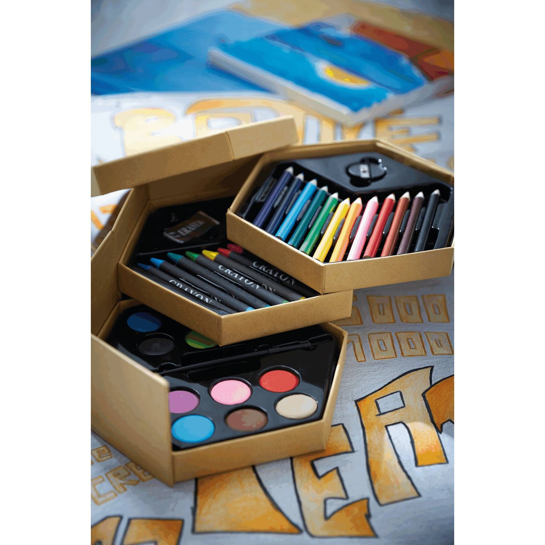 Malset COLOURFUL LEVEL - braun-916