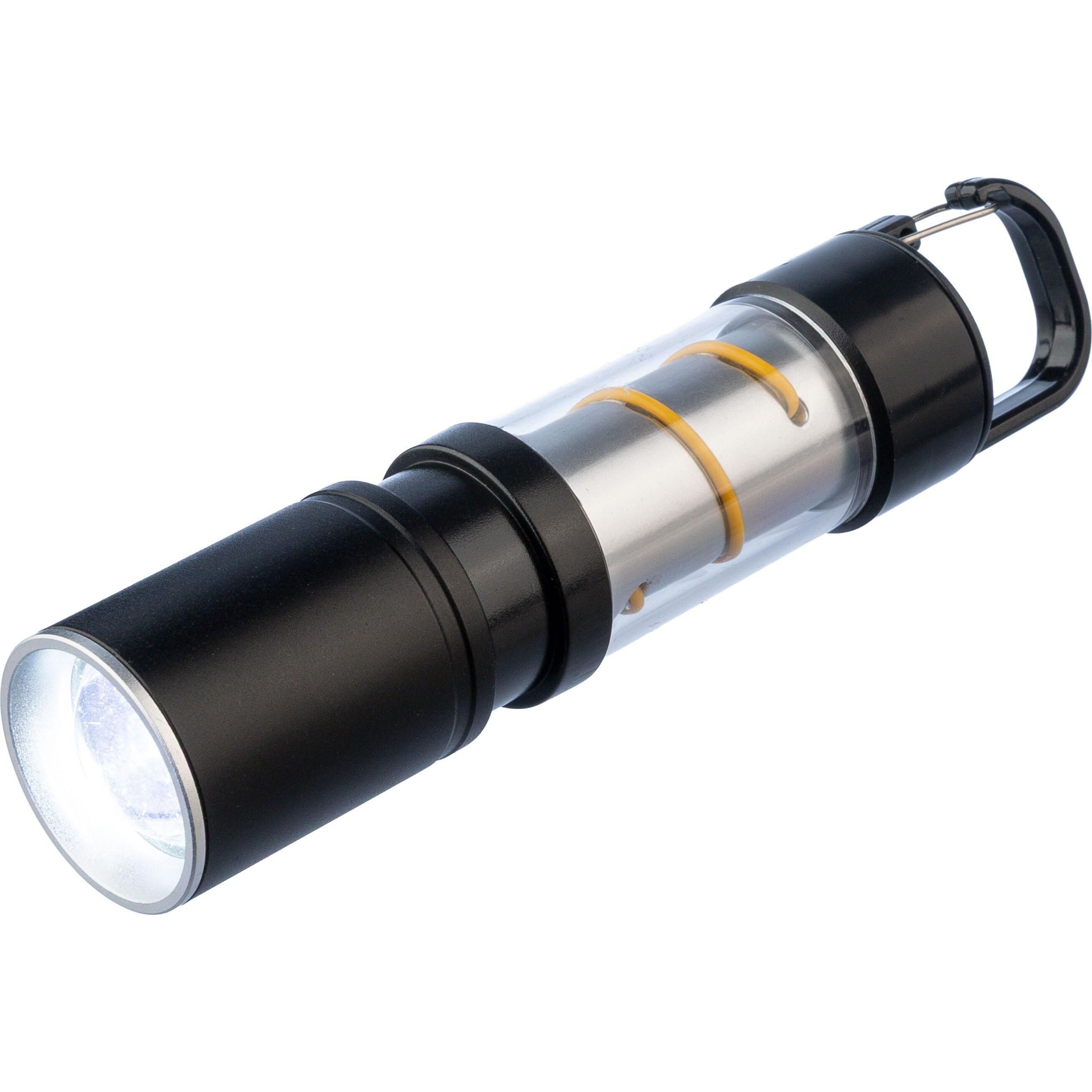 Aluminium COB-Taschenlampe Vela - schwarz-428