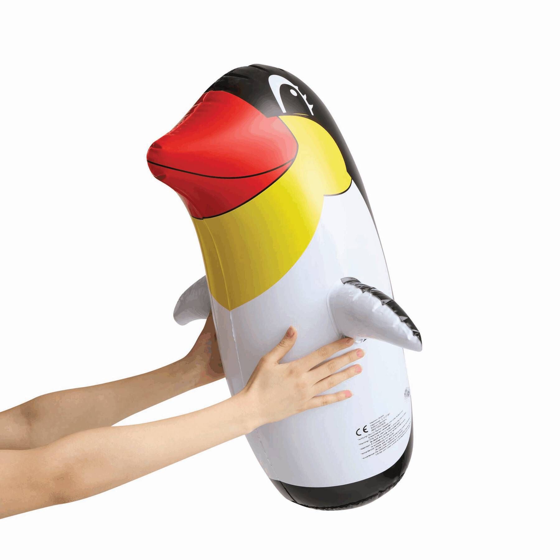Aufblasbarer Wackel-Pinguin STAND UP - schwarz - weiß-142