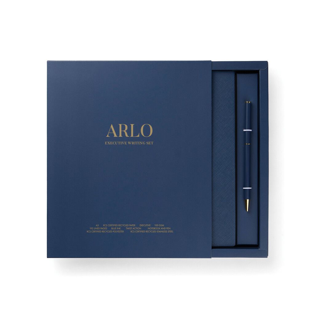 VINGA Arlo RCS Executive Schreibset - navy blau-421