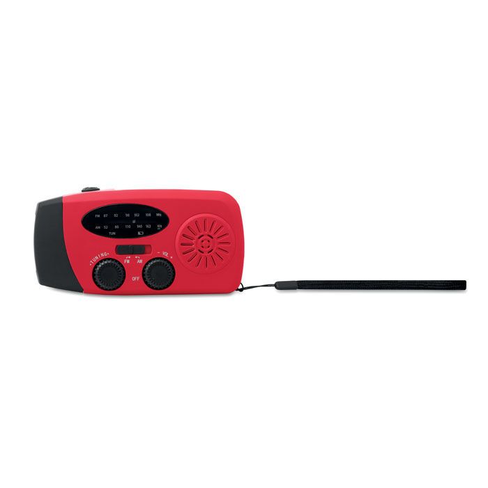 AM/FM Radio mit Taschenlampe MO2746- ONDA - rot-374
