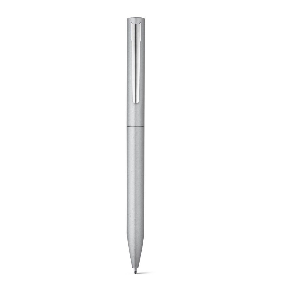 WASS Aluminium-Kugelschreiber mit Drehmechanik - satinsilber-774