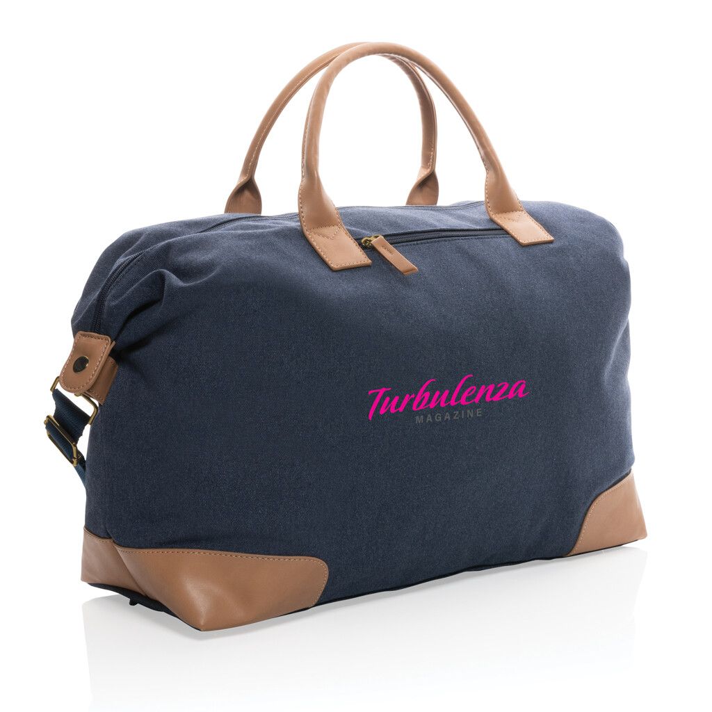 Impact AWARE™ 16 oz. rCanvas große Wochenendtasche - blau-225