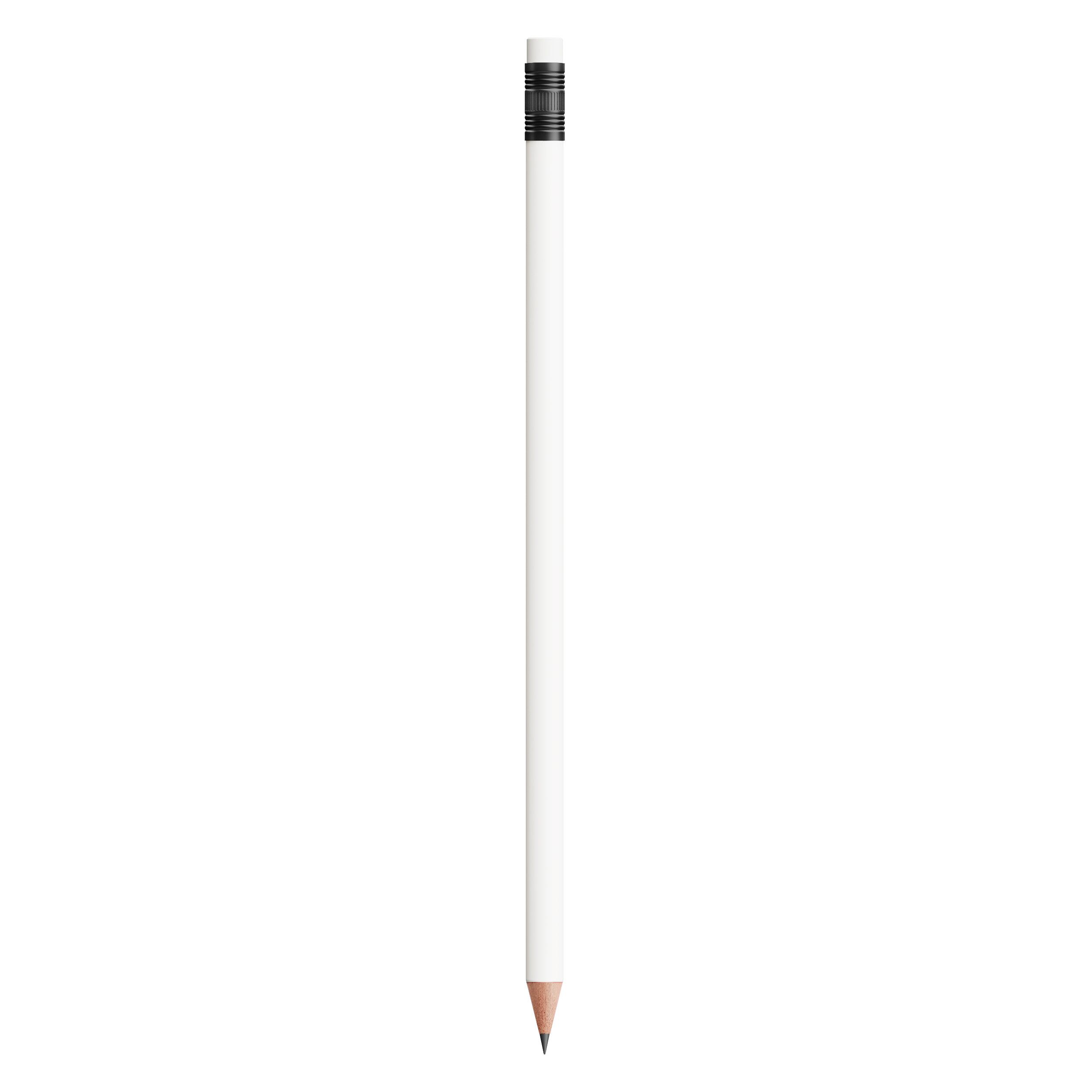 BIC® Evolution® Ecolutions® Radiergummi-Bleistift, Mine gespitzt - weiß-877
