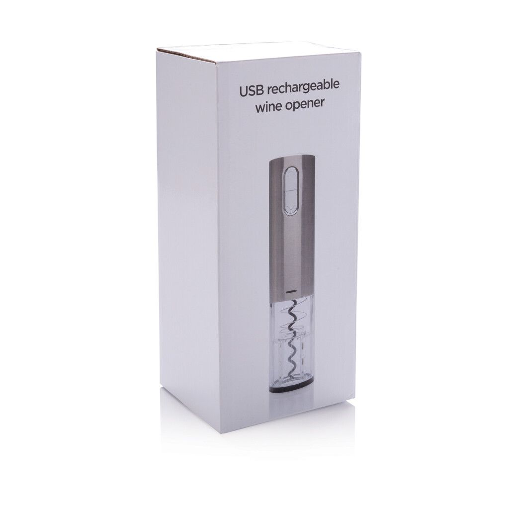 Elektronischer Weinöffner - USB aufladbar - grau-947