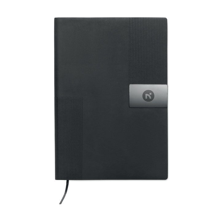DIN A5 Notizbuch PU TREZE - schwarz-267