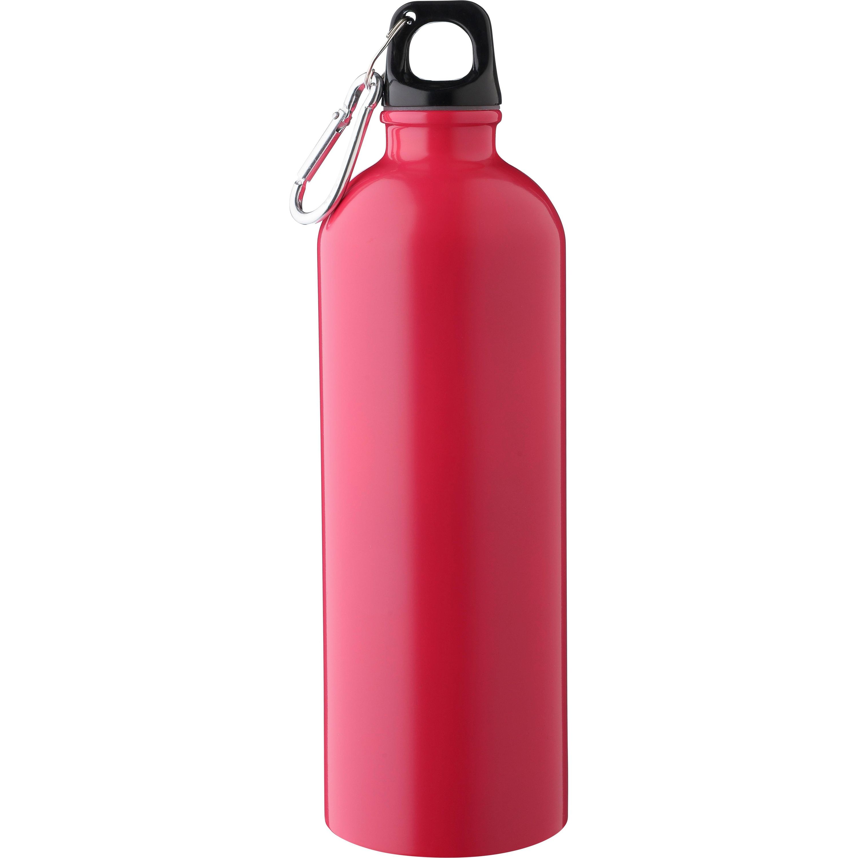 Recycelte einwandige Edelstahlflasche (750 ml) Emeric - rosa-648