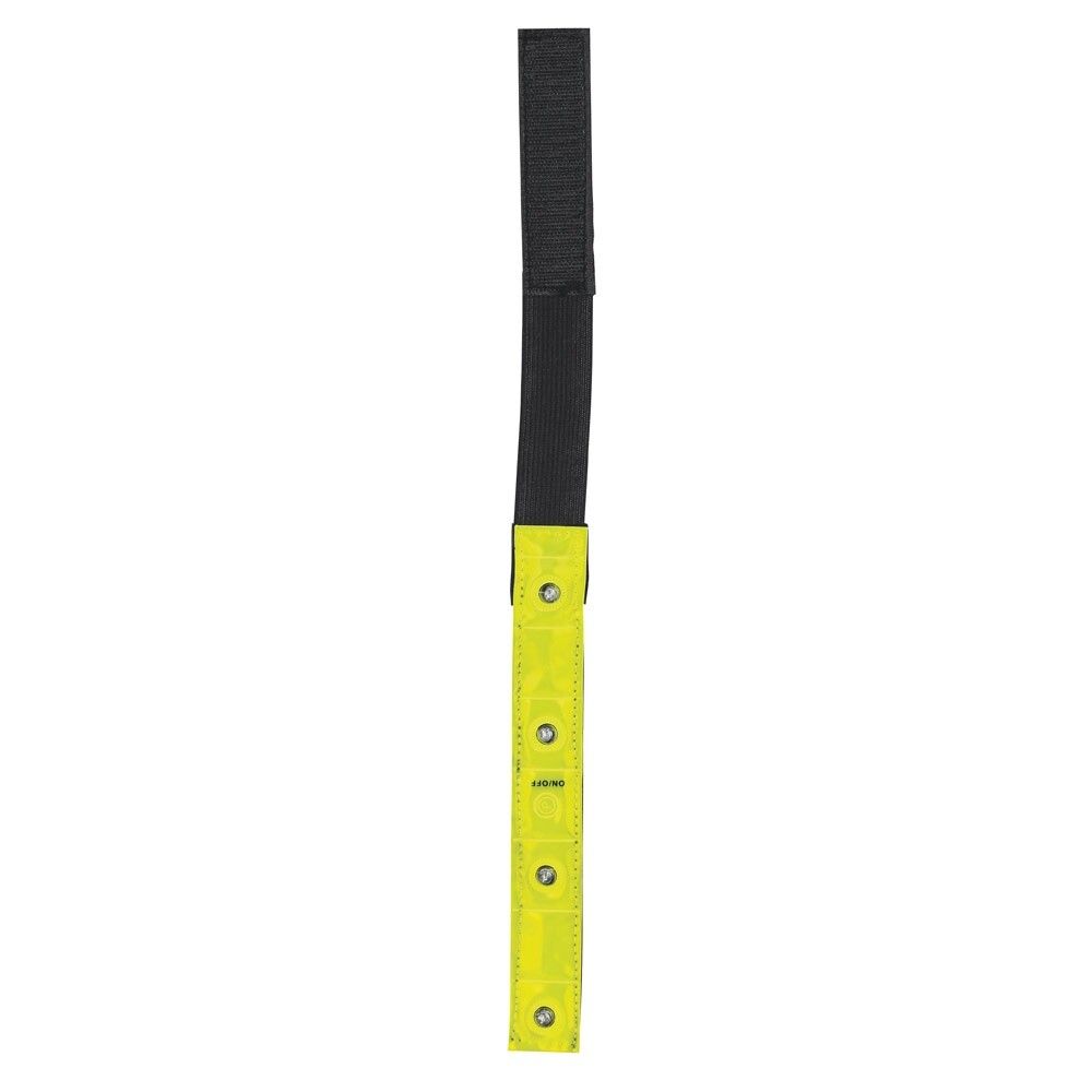 VISIBLE Armband, reflektierend mit 4 roten LEDs - gelb-401