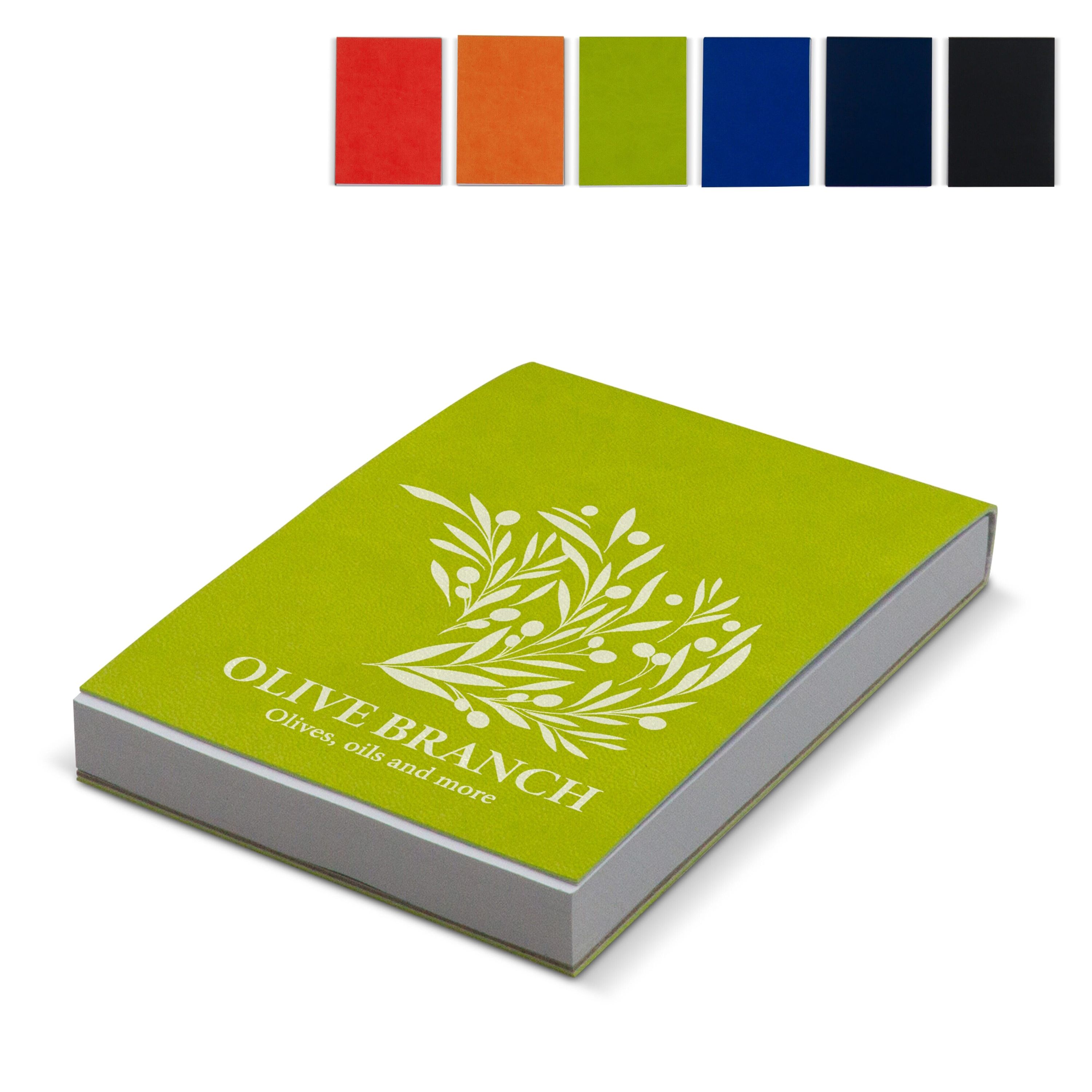 Notizbuch mit 150 Blatt Recyclingpapier - rot-590