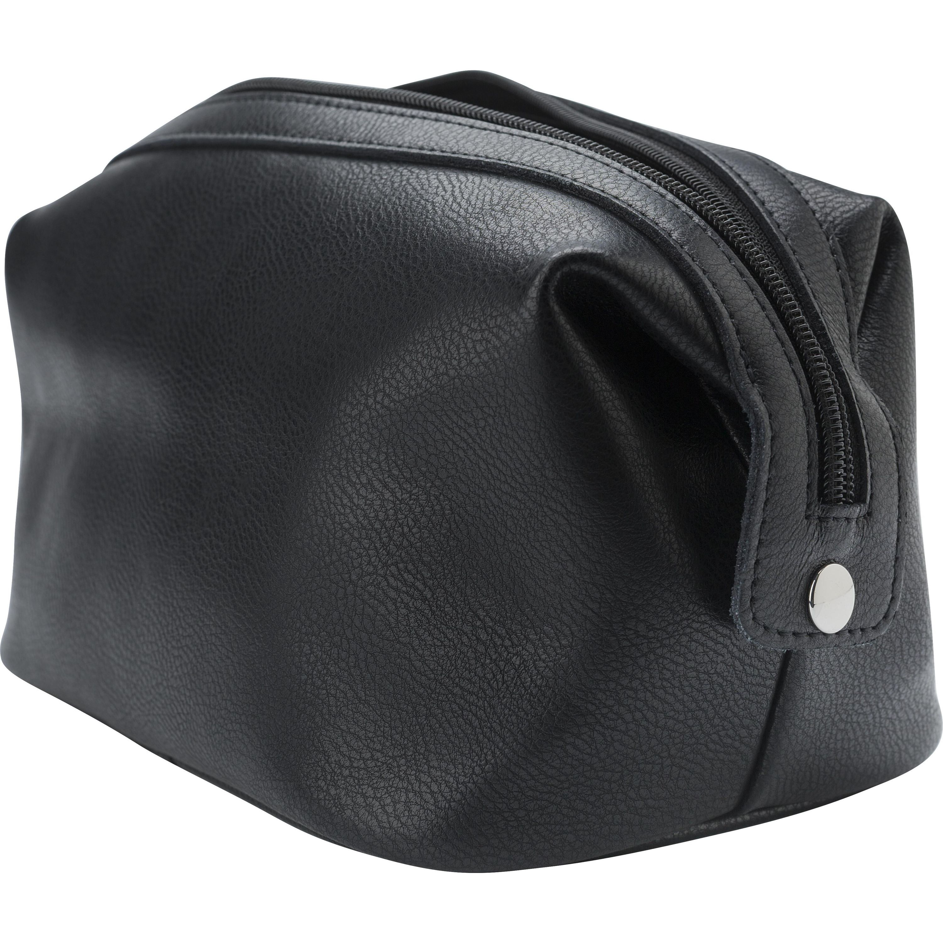 Leder-Kosmetiktasche Flynn - schwarz-879