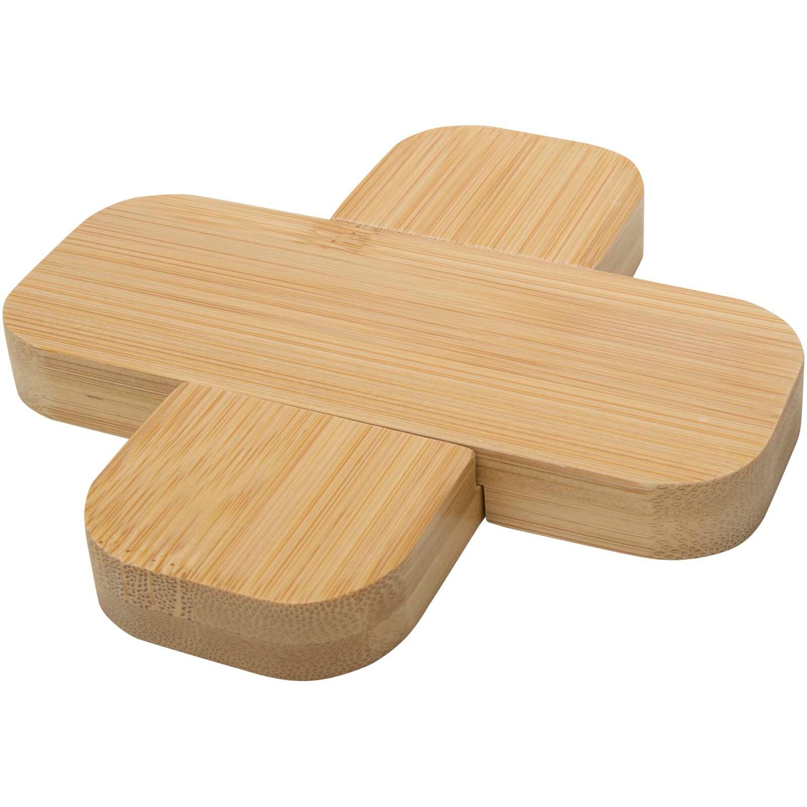 Croc Untersetzer aus Bambus – klein - natur-684