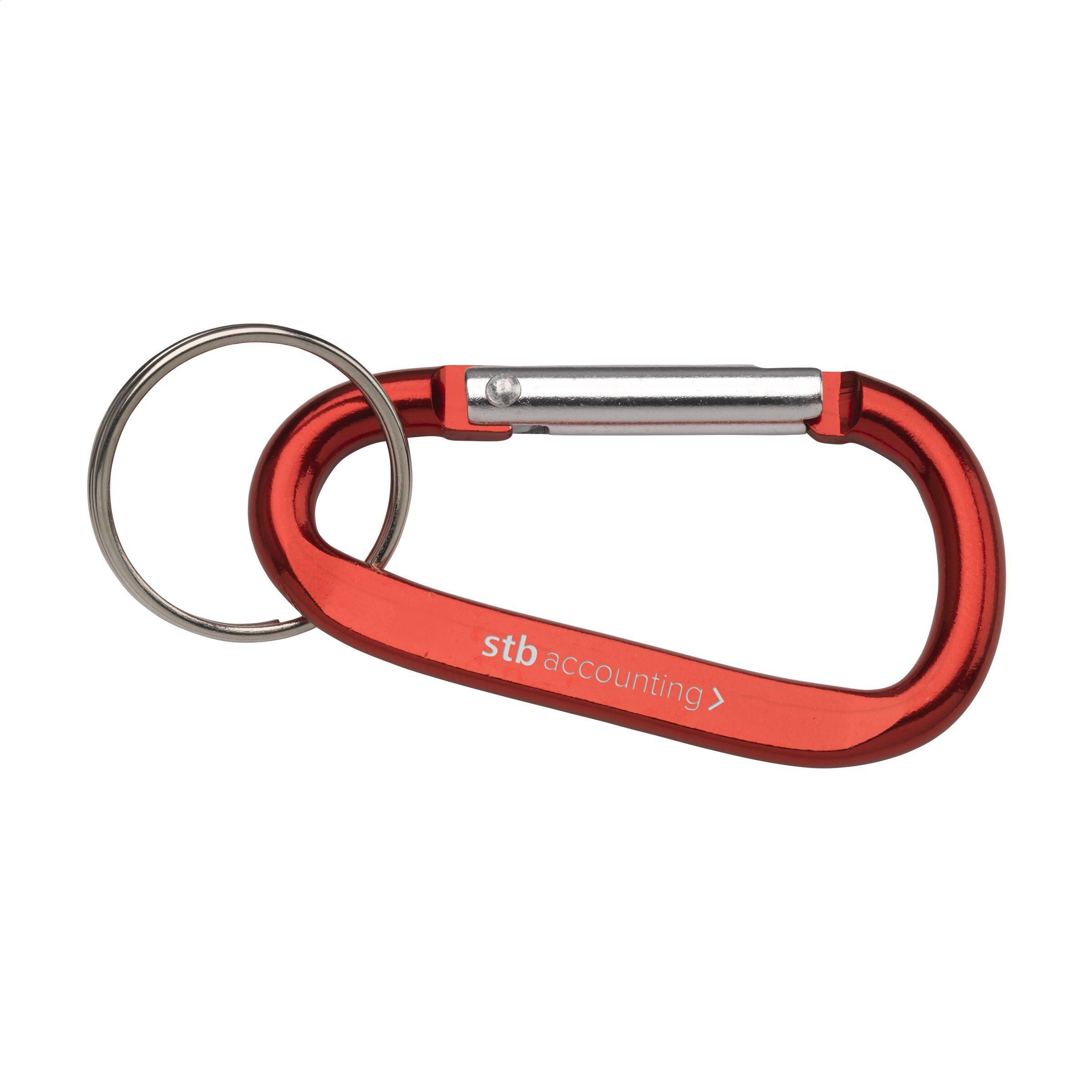 Carabiner GRS Recycled Alu Karabinerhaken - rot-455