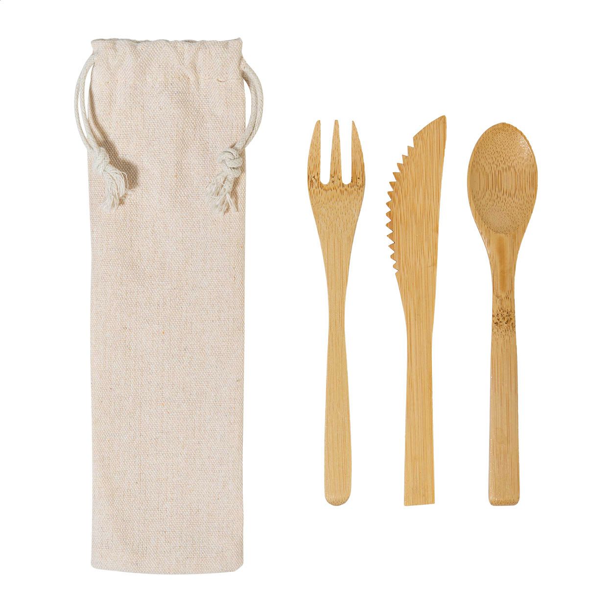 Bomino Besteckset - natur-755
