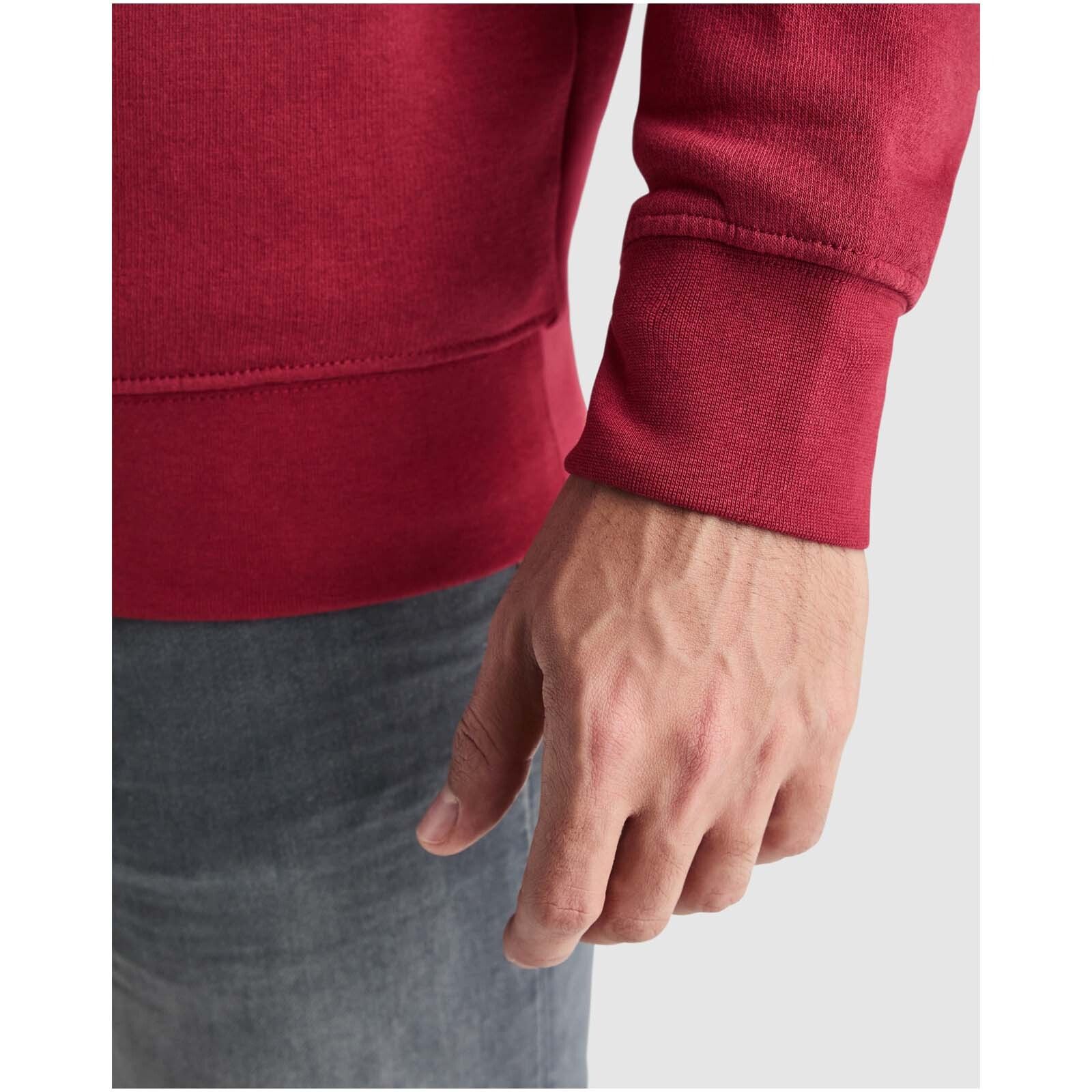 Aneto 280 g/m² Pullover mit Viertelreißverschluss - granatrot-191