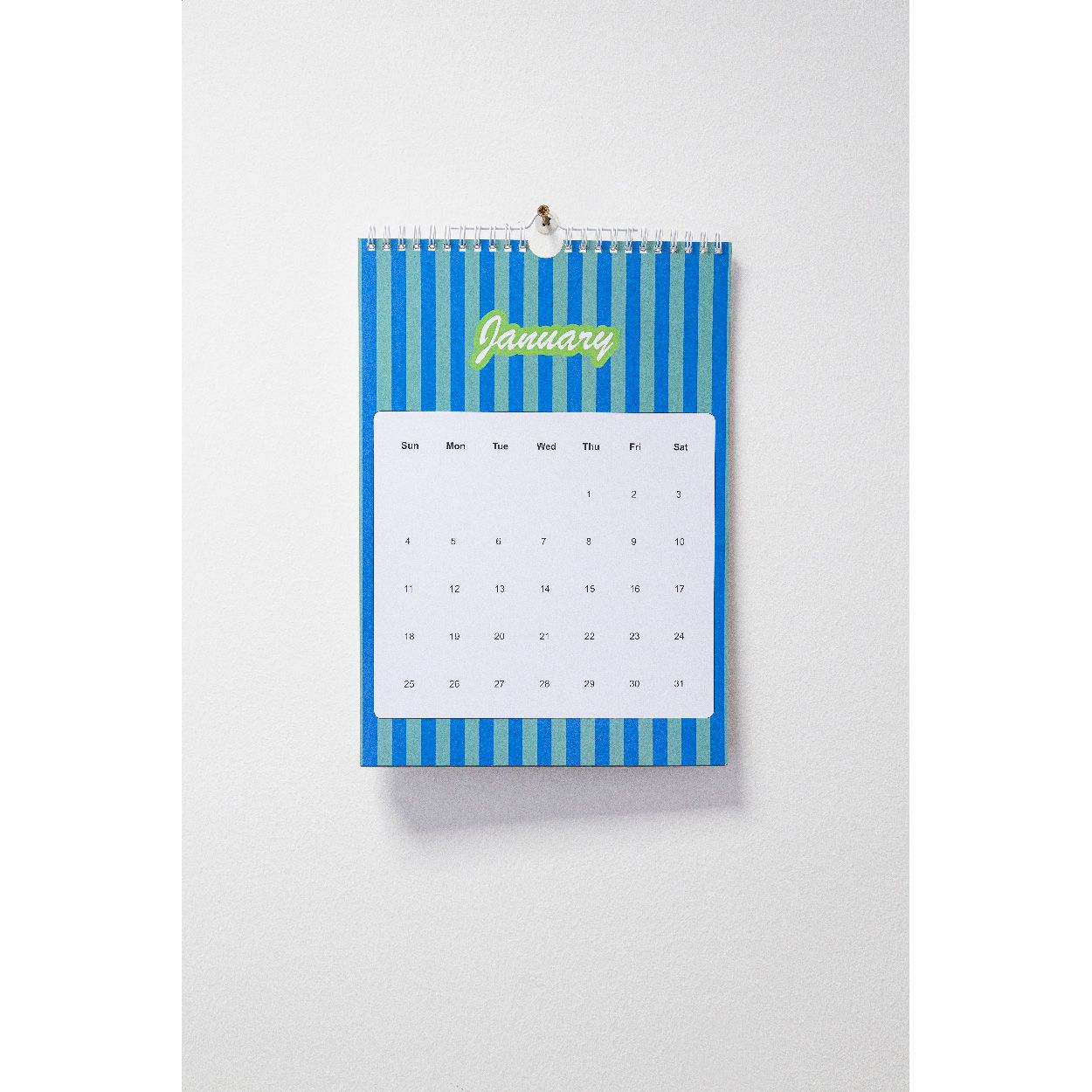 CreaDate Wall A4 Individueller Wandkalender - weiß-990