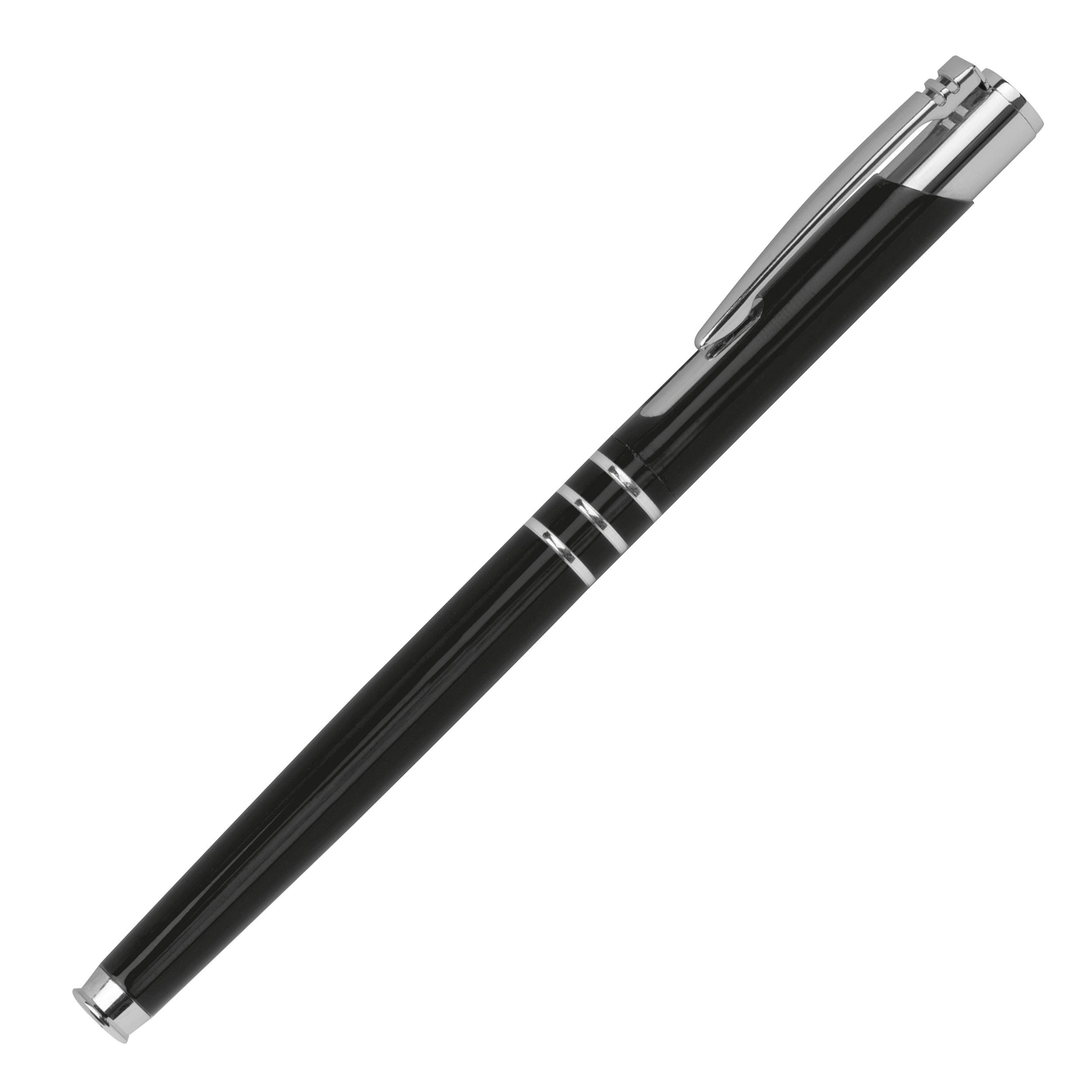 Schreibset bestehend aus einem Kugelschreiber und einem Rollerball - schwarz-93